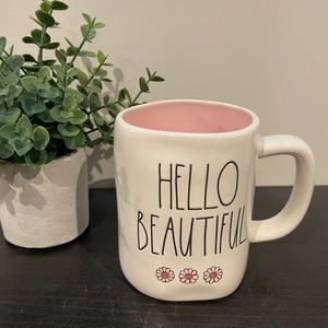 RAE DUNN HELLO BEAUTIFUL COFFEE MUG